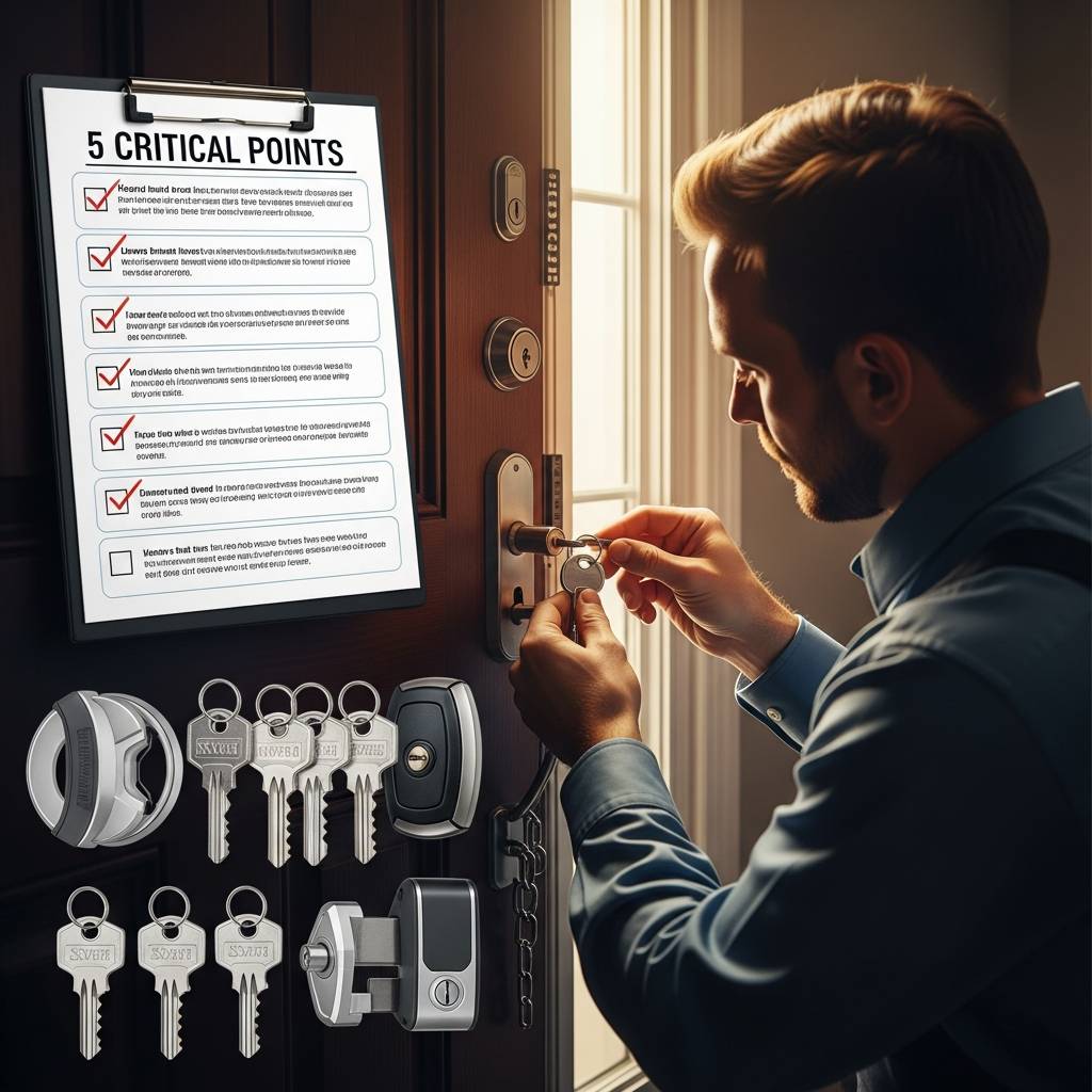 鍵交換のプロが教える防犯対策！知らないと危険な5つのポイント