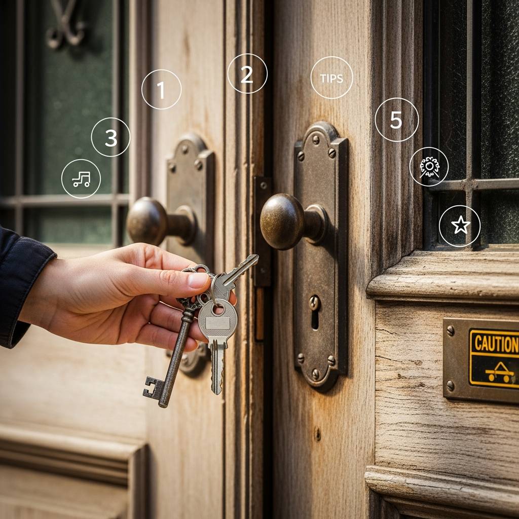 古い家の鍵交換で考慮すべき5つのポイントとリスク回避法
